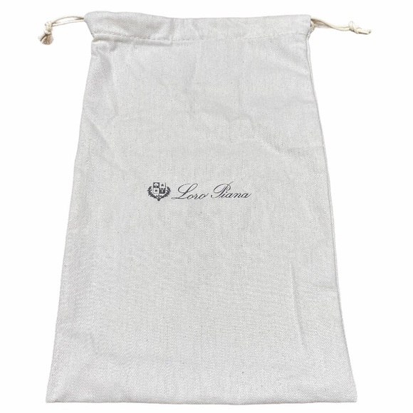 Loro Piana • Set (2) Shoe Dust Bags Cotton Italy - Picture 4 of 10